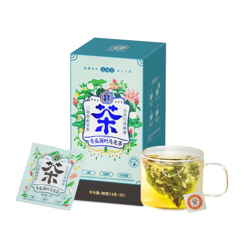 [买1发2]老金磨方 冬瓜荷叶茶乌龙茶80g 玫瑰花茶组合花草茶决明子茶袋泡茶包