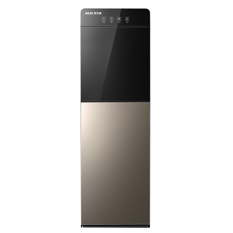 奥克斯(AUX)饮水机下置水桶家用立式全自动智能制冷热两用小型宿舍新款 温热金色