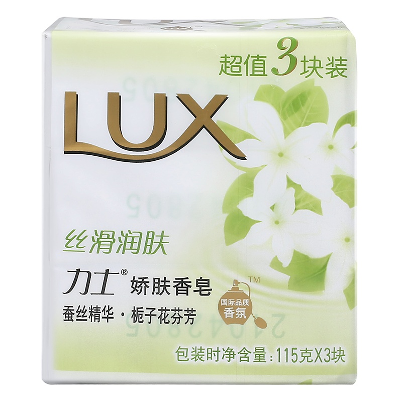 力士(Lux) 娇肤香皂 丝滑润肤115g*3块[联合利华]