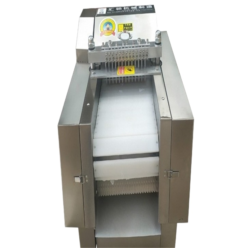 全自动切肉机 商用切肉块机 冷冻排骨鸡鸭鱼肉机