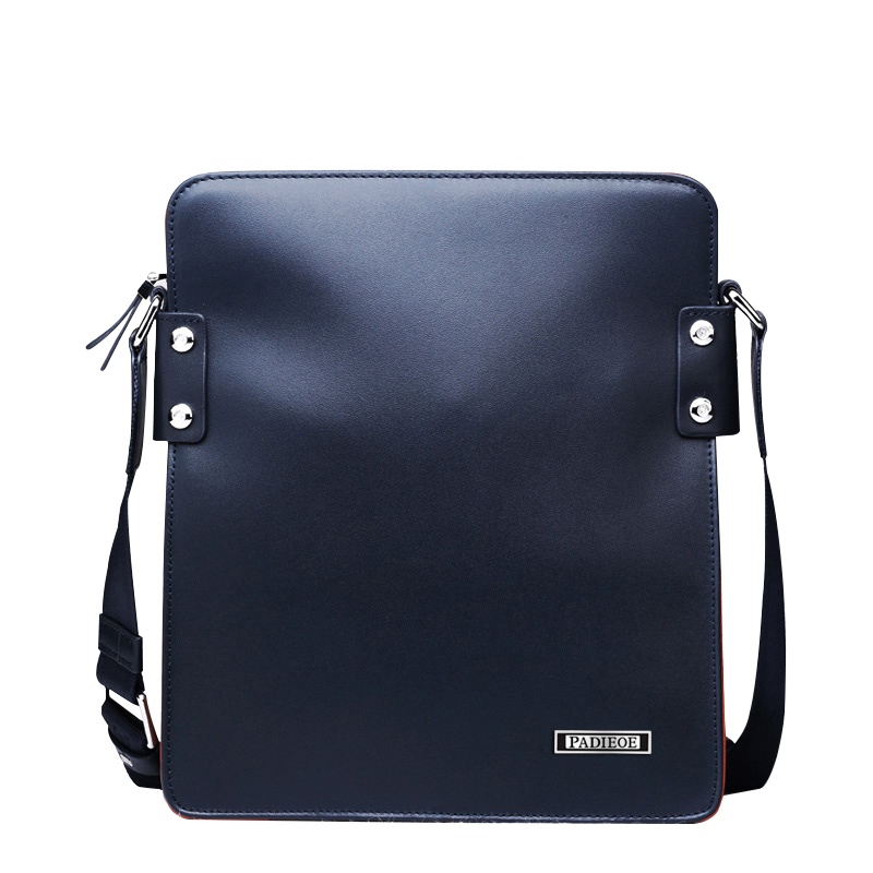 【顺丰配送】padieoe斜挎跨包商务包男包真皮休闲牛皮单肩包男士包包2020新款背男包潮