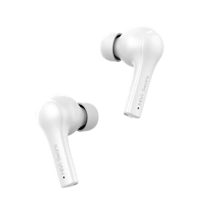惠威(HIVI) AW-72S真无线TWS蓝牙耳机 低延迟游戏耳机 长久续航 白色