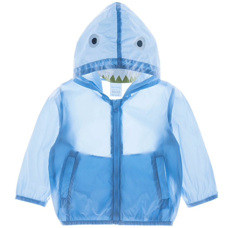 贝贝怡儿童防晒衣宝宝外出风衣防紫外线外套皮肤衣191S2056