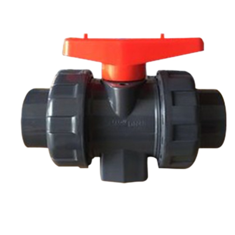 炬洁UPVC双活接球阀 UPVC双由令球阀UPVC耐腐蚀球阀阀门 (DN75 )