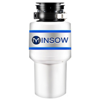 铭首（Minsow）CXY-1400(钻石白) 垃圾分类 家用厨房下水道厨余粉碎机解决厨余垃圾 粉碎机 食物垃圾处理器