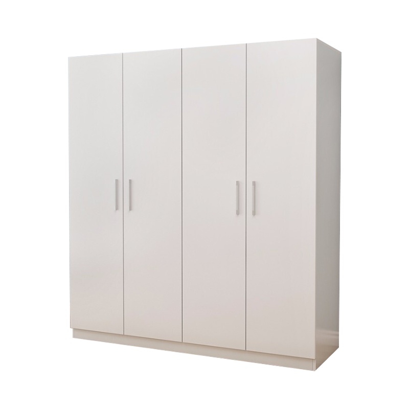 永格简易实木衣柜卧室储物柜子现代简约经济型儿童大衣橱出租房用