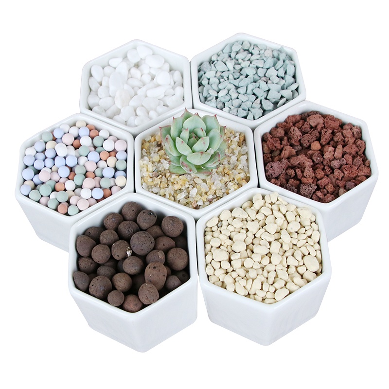 多肉土专用营养土植物铺面石麦饭石颗粒火山岩蛭石珍珠岩炭球陶粒