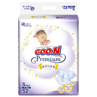 大王(GOO.N)精灵系列婴儿纸尿裤 新生儿宝宝尿不湿 纸尿裤S52片(4-8kg)[清仓特价]