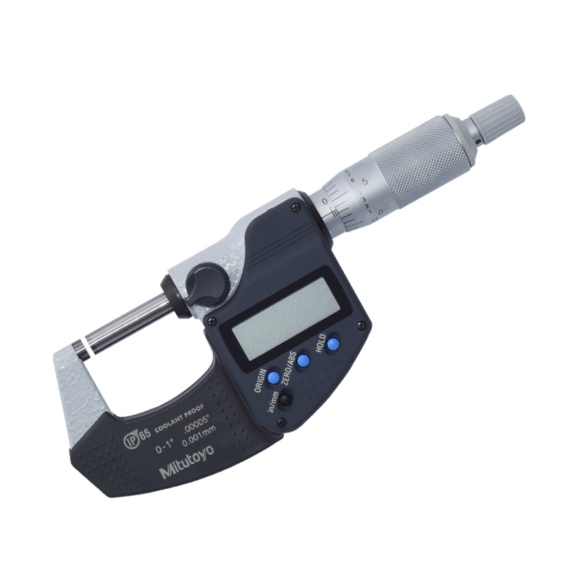 Mitutoyo三丰电子数字数显防冷冻液千分尺 0-25公英制 不带数据输出 0-25mm_0.001mm