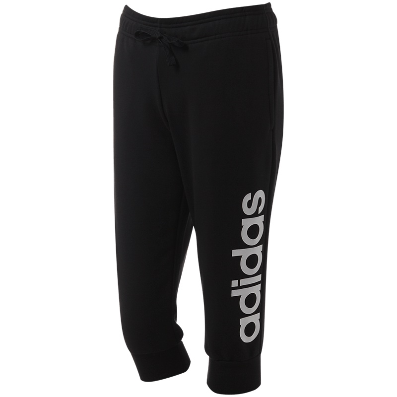 adidas阿迪达斯女装运动中裤运动服S97150 L 黑色