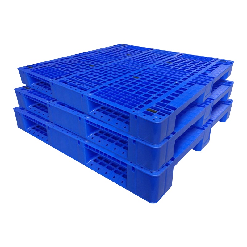 尔迈 叉车吹塑托盘仓库托盘地垫防潮栈板垫板卡板地台货物托板B款1200*800*150