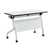 科朔 折叠桌条桌长条会议桌翻版桌会议桌1800W*400D*750H FT-11518