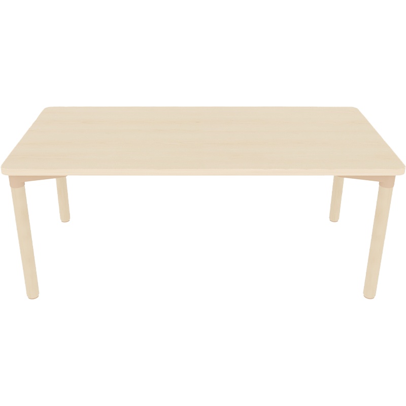幼儿园早教实用长方桌子实木儿童学习吃饭桌椅绘画游戏桌宝宝书桌