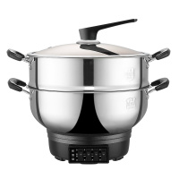 澳柯玛(AUCMA) 多功能电热锅 ADG-30H008 多档任意组合 304不锈钢 蒸煮焖炖涮一锅多用保温