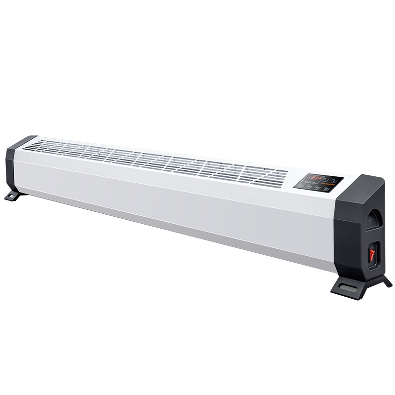 帅人踢脚线取暖器家用/电暖器/电暖气/移动地暖/踢脚线暖气/ 卧室浴室两用电暖气节能暖气片遥控可壁挂(白色3000W)