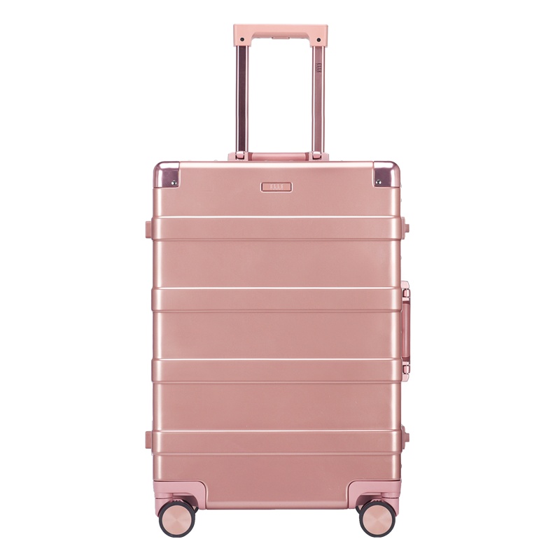 联名款时尚防摔抗压坚固铝框箱安全防盗双重密码锁行李箱拉杆箱