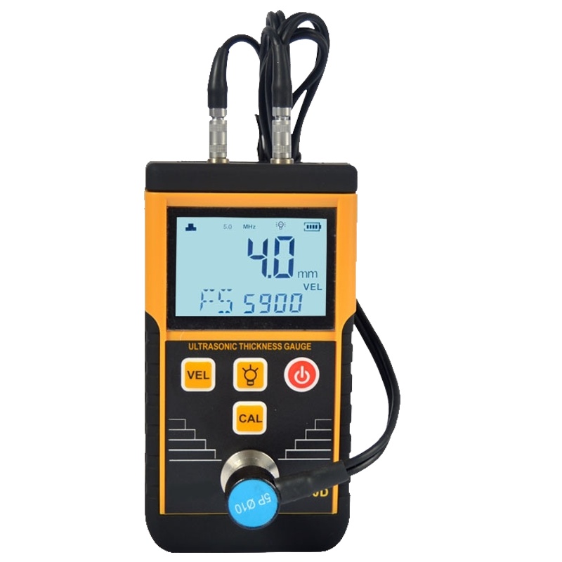超声波测厚仪钢板铁板金属测厚仪法耐玻璃塑料厚度测量仪 TM130升级版+可反测声速