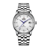 东方双狮(ORIENT)手表 背透全自动机械男表商务50米防水表 SER02003W0