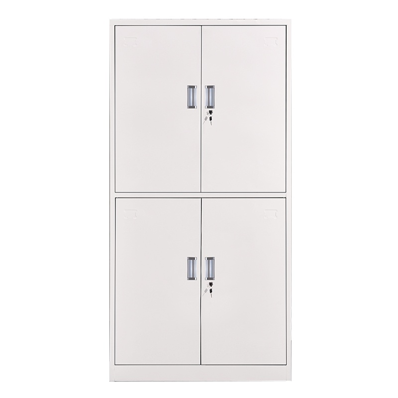 DXBG钢制办公文件柜铁皮柜矮柜资料密码带锁凭证档案员工储物更衣柜子通双节文件柜