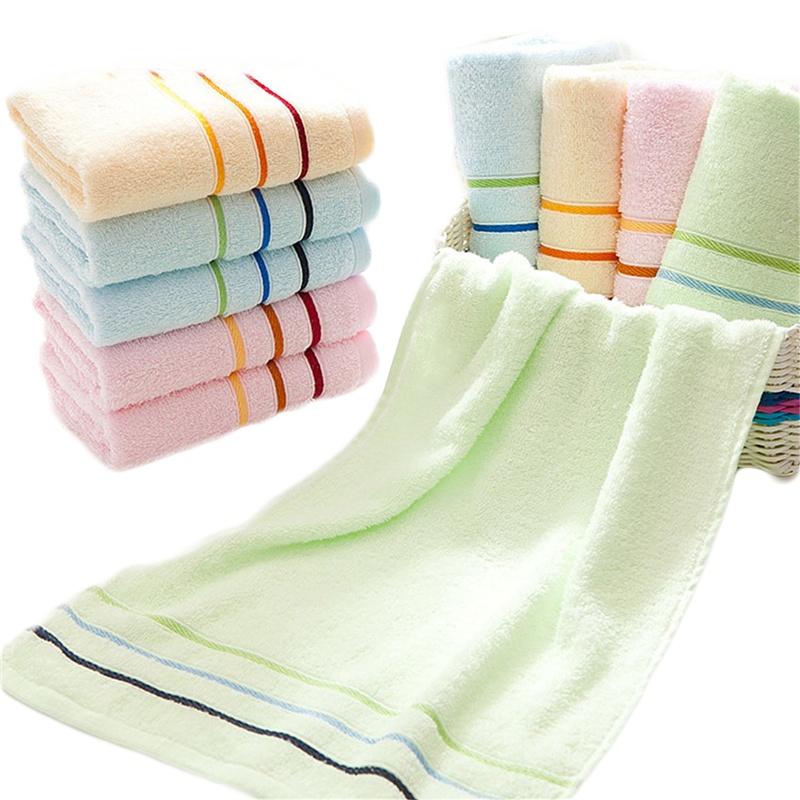 洁丽雅grace纯棉新疆棉柔软毛巾三条装红蓝绿6443