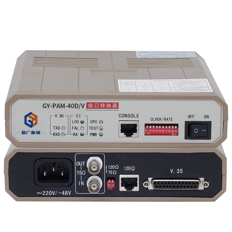 新广邮通(guangyou)GY-PAM-40D/V V35转E1协议转换器 V35转2M接口转换器