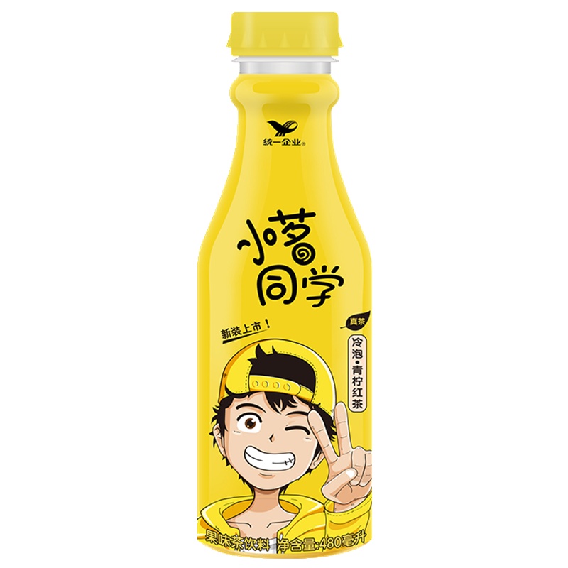 统一小茗同学 冷泡茶 青柠红茶 480ml