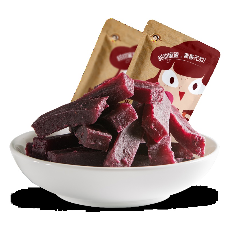 姚太太 蜜饯 紫薯条260g袋装(130g*2袋)(休闲零食)