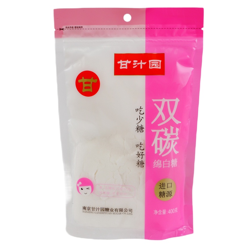 甘汁园双碳绵白糖400g袋装（24袋一箱整箱起订）
