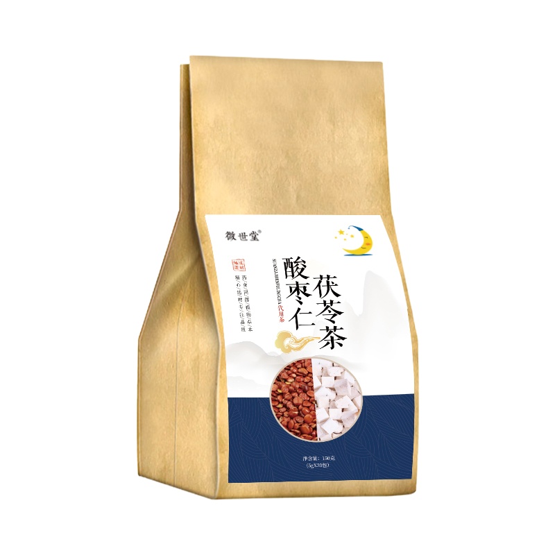 [拍一发二]酸枣仁茯苓茶 百合茯苓养生花茶 袋泡茶