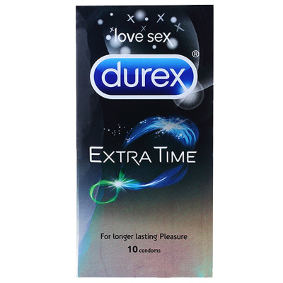 [持久/中号/10片]Durex 杜蕾斯 持久避孕套 10只/盒 英国进口 超薄款