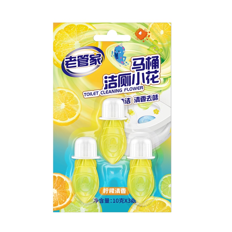 马桶除臭去异味小花凝胶洁厕灵花朵香味柠檬清香型清洁剂厕所神器