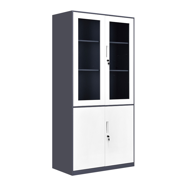 【红心家居】加厚套色办公柜双色文件柜彩色铁皮柜 钢柜书柜 资料柜 档案柜铁柜