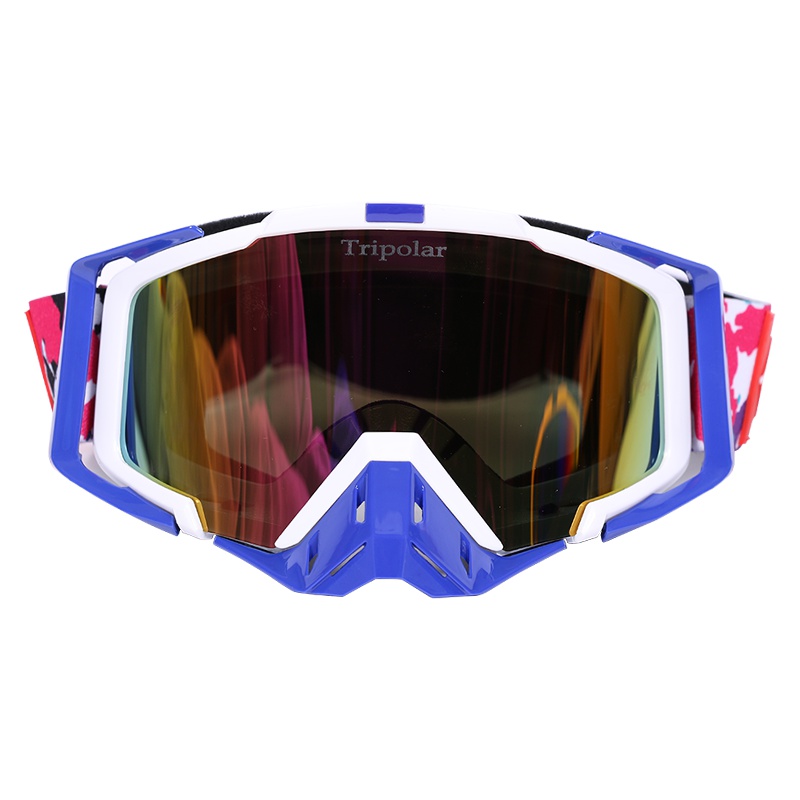 三极户外(Tripolar) TP3330 滑雪镜防风防沙带护鼻户外骑行镜越野摩托车赛可卡近视滑雪护目镜