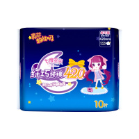 七度空间卫生巾夜用纯棉姨妈巾超熟睡薄女超长420mm