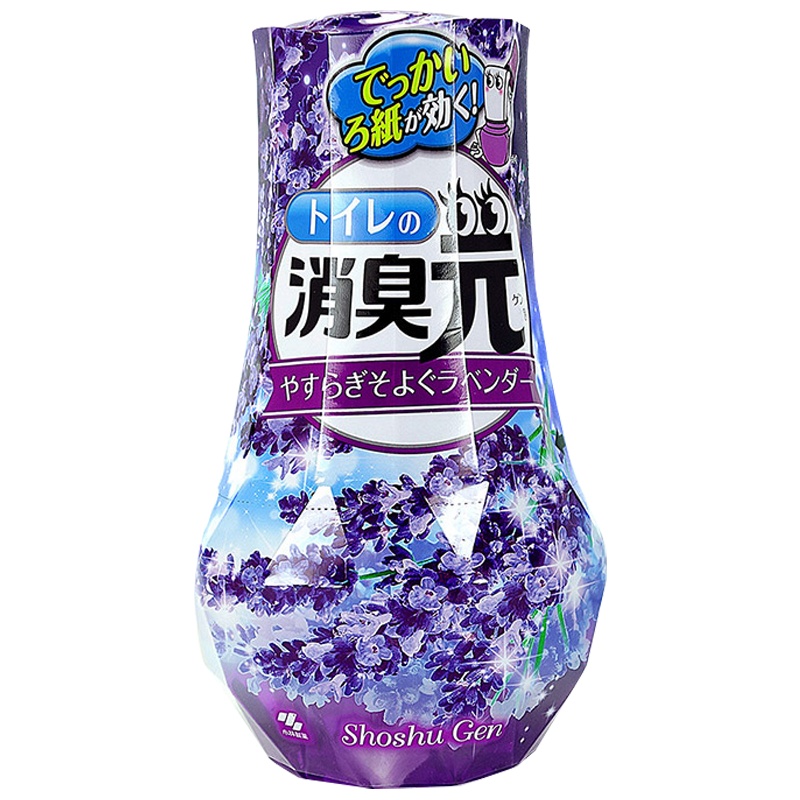 小林制药(KOBAYASHI)日本进口去异味除臭剂室内空气清新剂芳香剂香薰小林厕所用消臭元薰衣草香 400ml