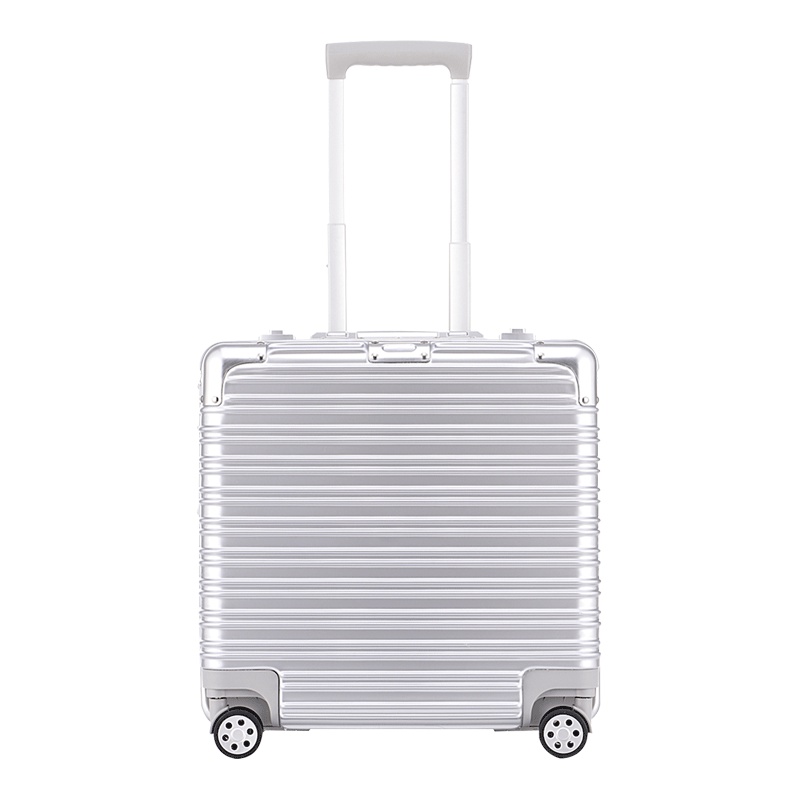 简约轻便时尚铝框旅行箱通用海关锁行李箱静音万向轮防撞包角拉杆箱EH1810