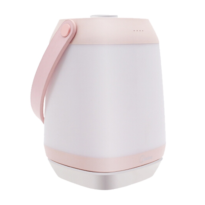 美的 Midea 母婴小夜灯樱花粉 婴儿宝宝夜灯 手提 哺乳应急灯 卧室台灯 可插电充电台灯 智能灯 照明