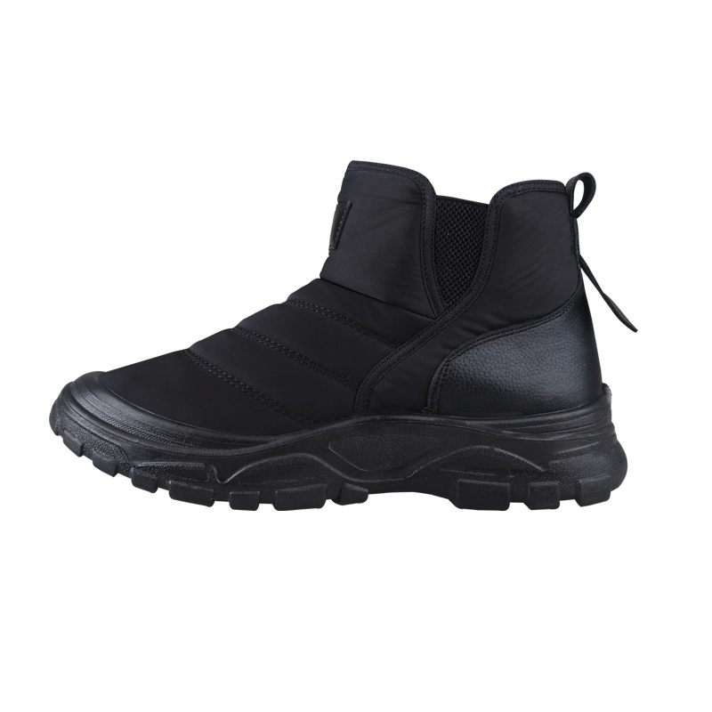 双星冬季新品男士加棉保暖鞋轻便高帮女款雪地鞋