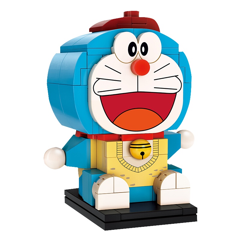 启蒙Keeppley积木玩具兼容乐高动漫卡通机器猫叮当猫男女孩拼装积木模型正版授权哆啦A梦系列