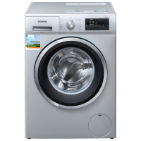 西门子(SIEMENS)XQG90-WM12P2R89W 9公斤 全自动家用滚筒 变频 除菌液程序 滚筒洗衣机(银色)