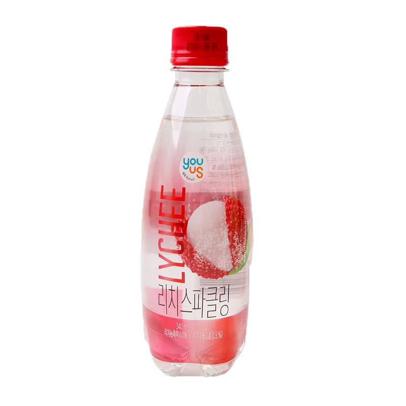 韩国进口 友施荔枝味汽水350ml