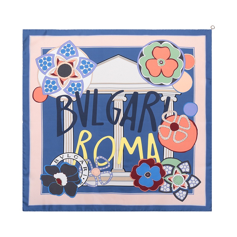 宝格丽 BVLGARI 女士 HERITAGE系列丝质方巾围巾丝巾244564