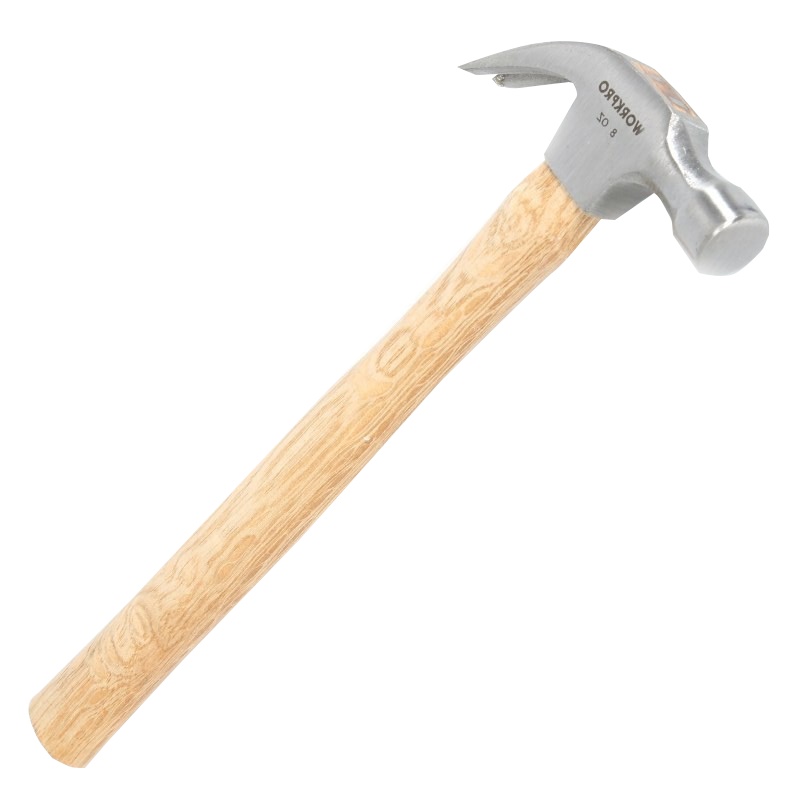 万克宝硬木柄弯头羊角锤 8oz W041005
