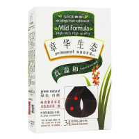 章华生态染发剂焗油染发霜纯植物染发膏栗棕正品自己在家染