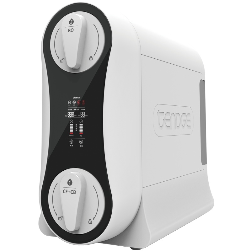 恬净(Tendge)家用净水器TZ-RO-600智能型纯水机 无桶式反渗透RO机 家庭净化水设备净水机