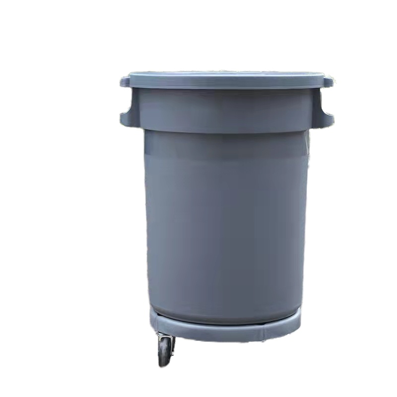 振真ZZ-128灰色168L垃圾箱移动