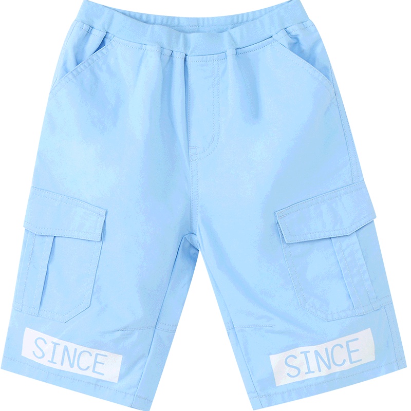 铅笔俱乐部童装2019夏季男童短裤五分裤中大童休闲短裤儿童短裤子