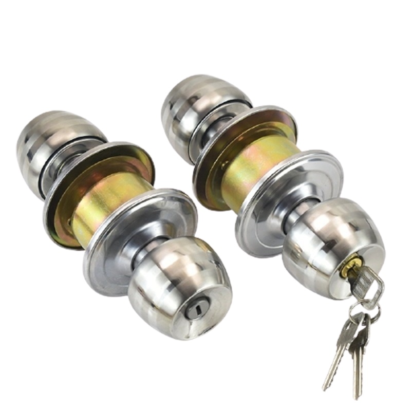 球型通用型简易阿斯卡利门锁室内卧室老式简单简约卫生间普通木门圆形出租