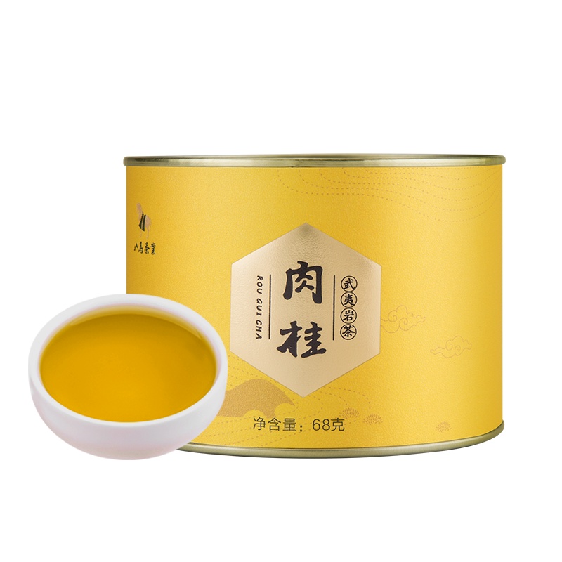 [99元任选3件]八马茶叶 武夷岩茶肉桂乌龙茶茶叶圆罐自饮装68g