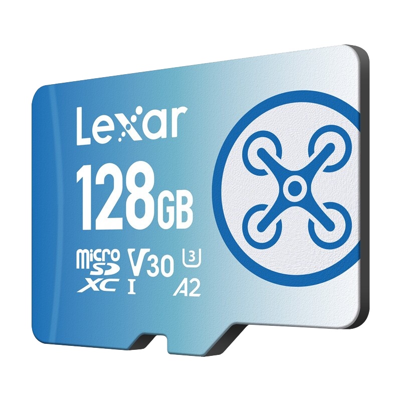 雷克沙(Lexar)128GB TF存储卡 读速160MB/s FLY无人机 运动相机高速内存卡U3 V30 4K A2